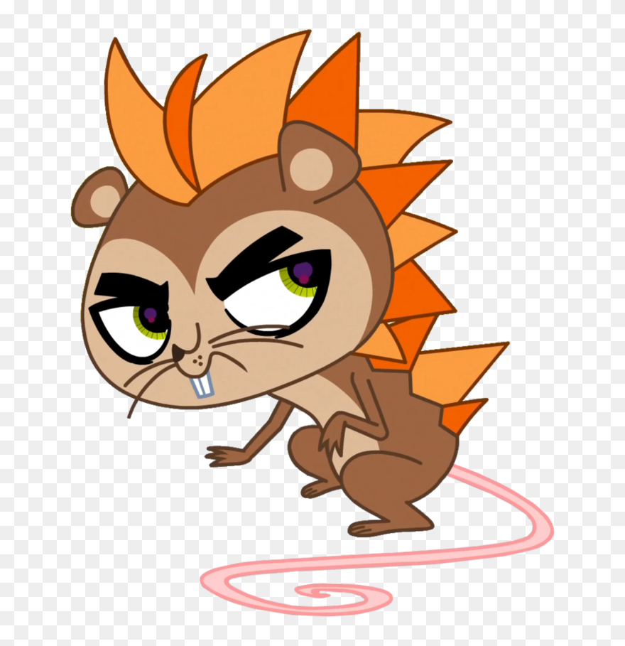 Lps Prickly Rat Vector By Varg45 - Cartoon Clipart