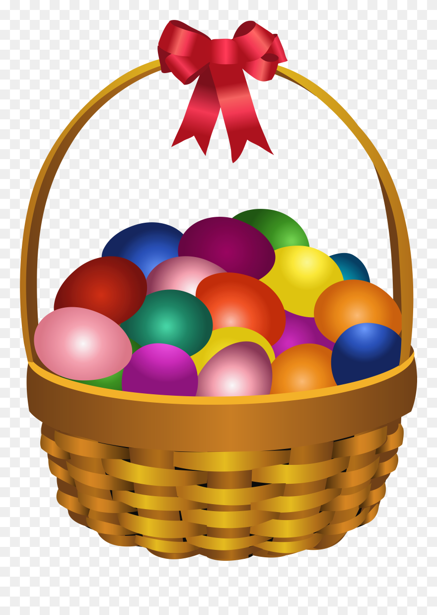 Easter Egg Bsket Clipart - Happy Sham El Naseem - Png Download