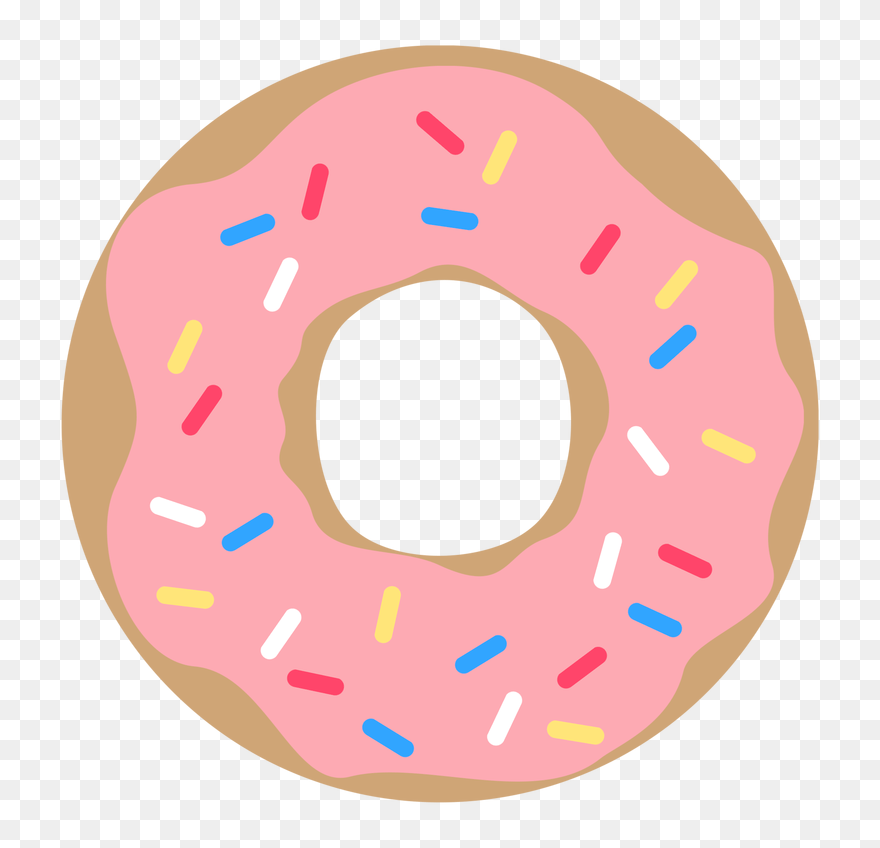 Donut Png With Sprinkles Clipart