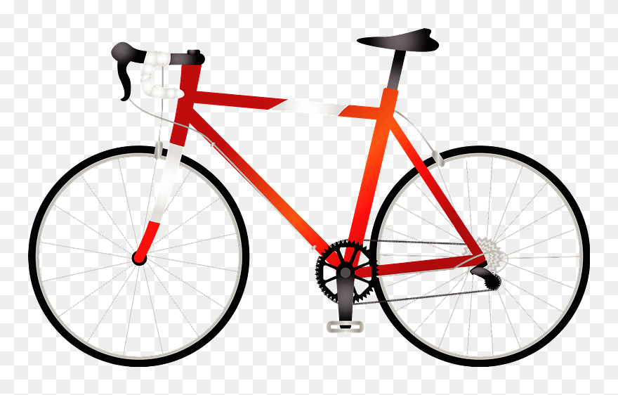 Road Bike Bicycle Clipart - Clipart Road Bicycle - Png Download