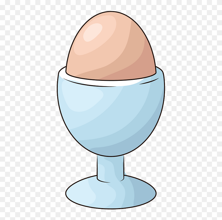 Egg On Stand Clipart - Png Download