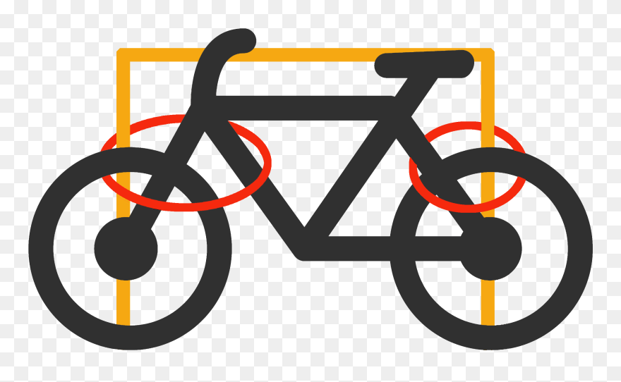 Transparent Bicycle Clipart Png - Bike With Lock Clipart