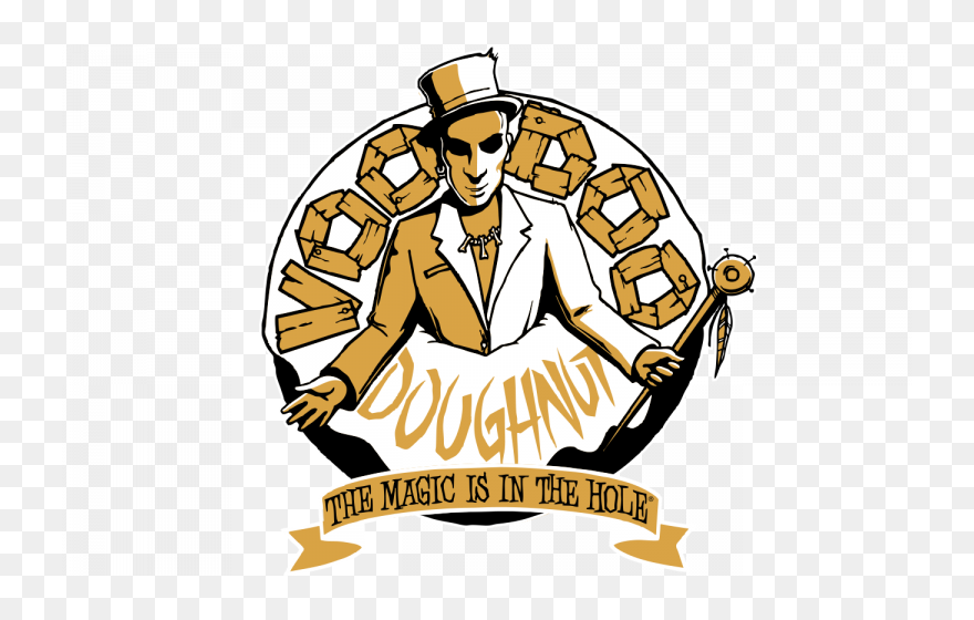 Voodoo Doughnuts Logo Clipart