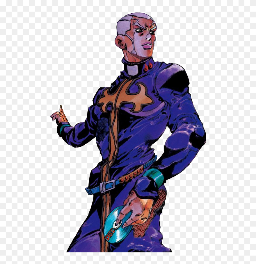 Enrico Pucci Stone Ocean Jojo"s Bizarre Adventure Transparent - Enrico Pucci Clipart