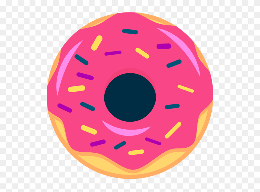 Transparent Doughnut Hole Clip Art - Knife Hit Png