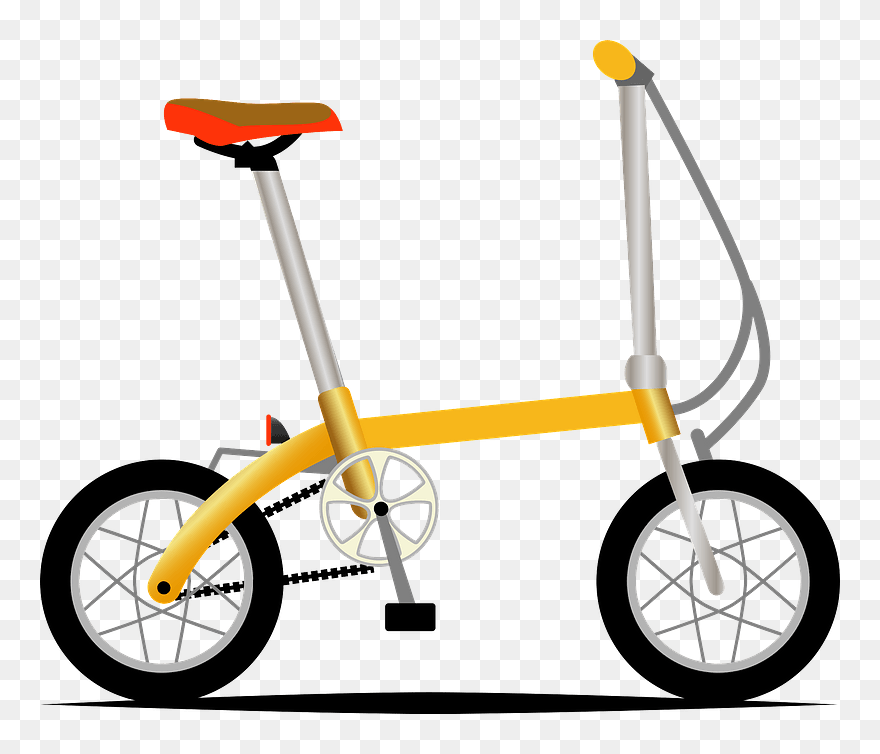 Download Folding Bicycle Clipart 自転車 16 インチ 折りたたみ Png Download