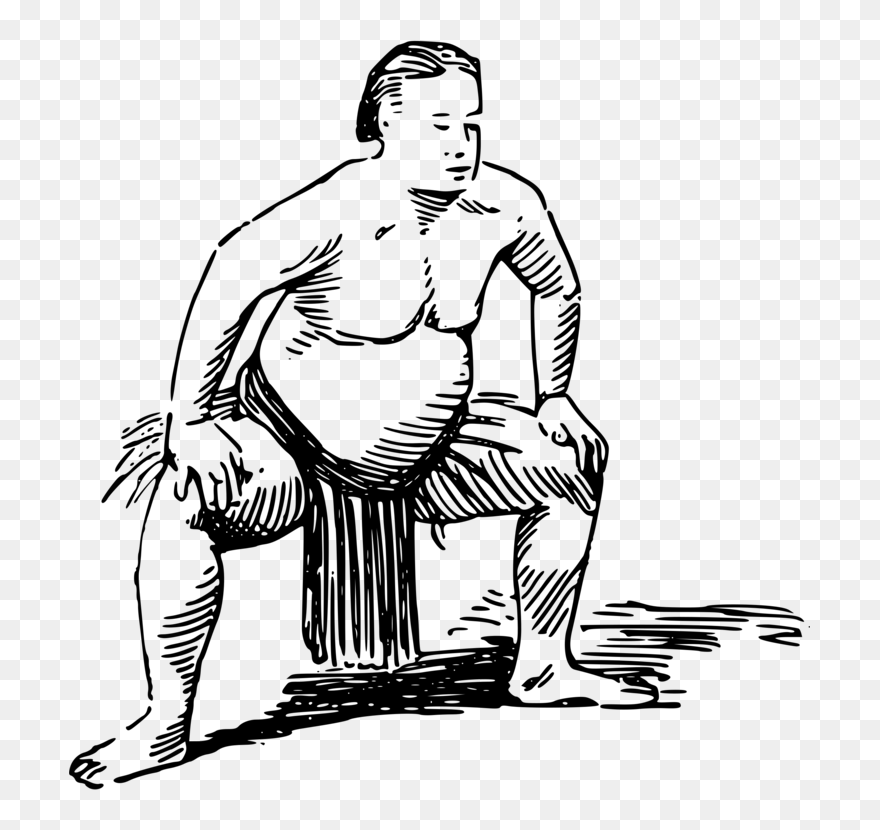 Human Leg,art,monochrome Photography - Japanese Sumo Png Clipart