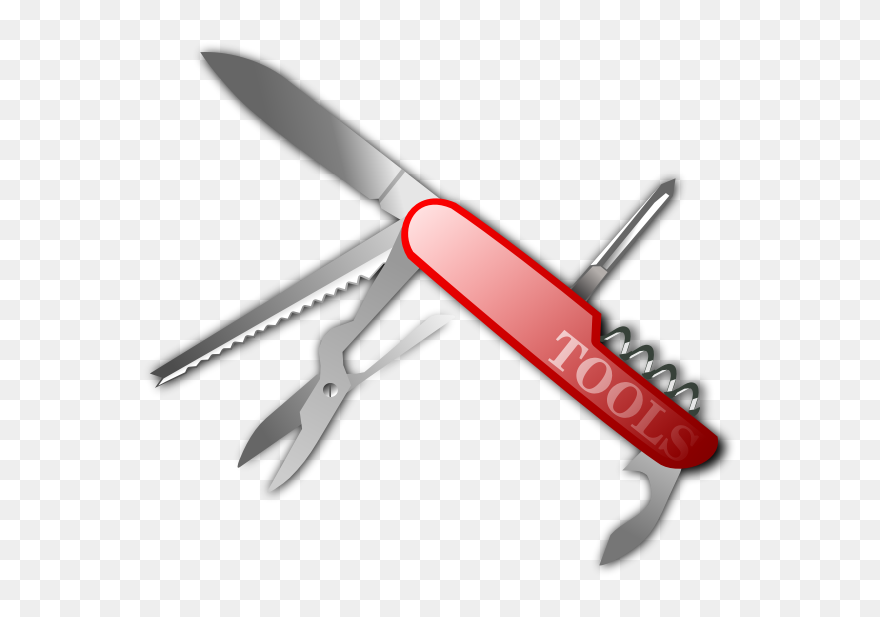 Swiss Army Knife Photorealistic Vector Clip Art - Pocketknife Png Transparent Png