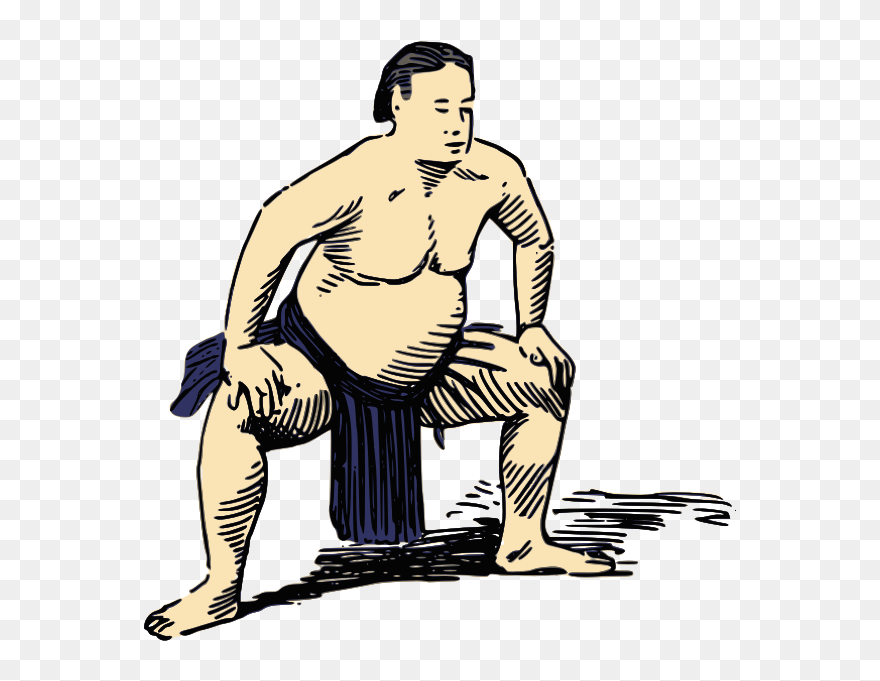 Sumo Wrestler Image - Japanese Sumo Png Clipart