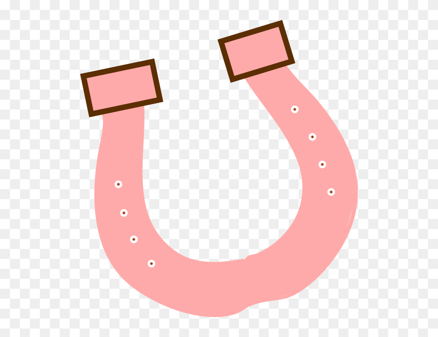 Clip Art At Clker - Horseshoe Clipart Pink - Png Download