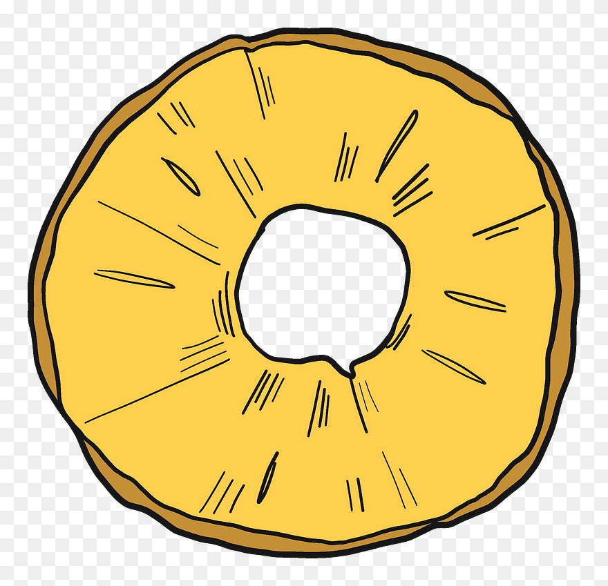 Pineapple Ring Clipart - Circle - Png Download