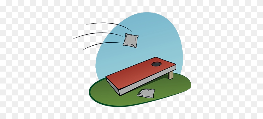 Cornhole Replayfx Corn Hole Free Transparent Clipart - Bean Bag Toss Cartoon - Png Download