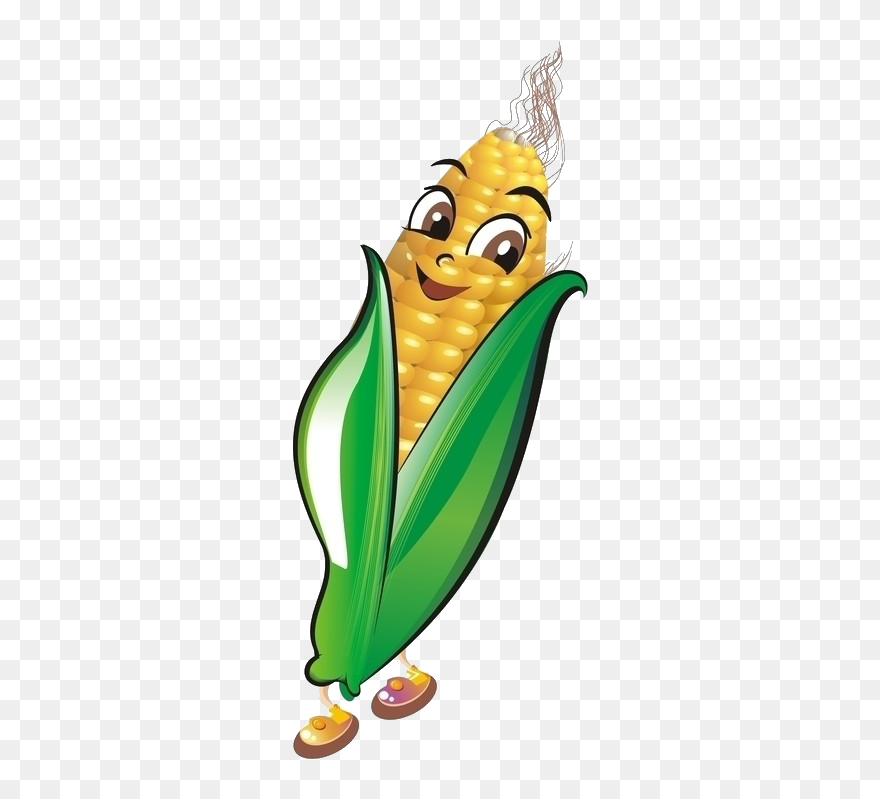 Maize Corn Cartoon Free Hd Image Clipart - Cartoon - Png Download