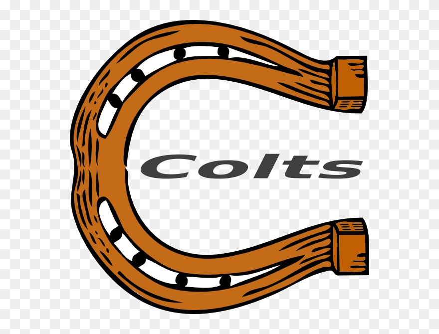 Horseshoe Clipart Colts - Horseshoe Clip Art - Png Download