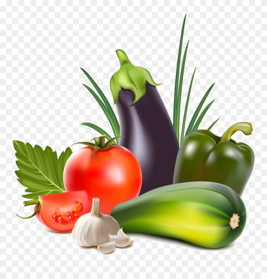 Food Fruit Clip Art - Green Vegetables Vector Png Transparent Png