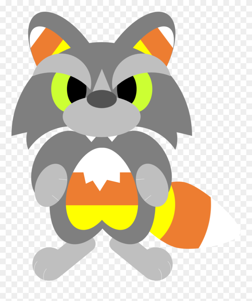 Candy Corn Wolf By Alice Of Africa - Cartoon Clipart