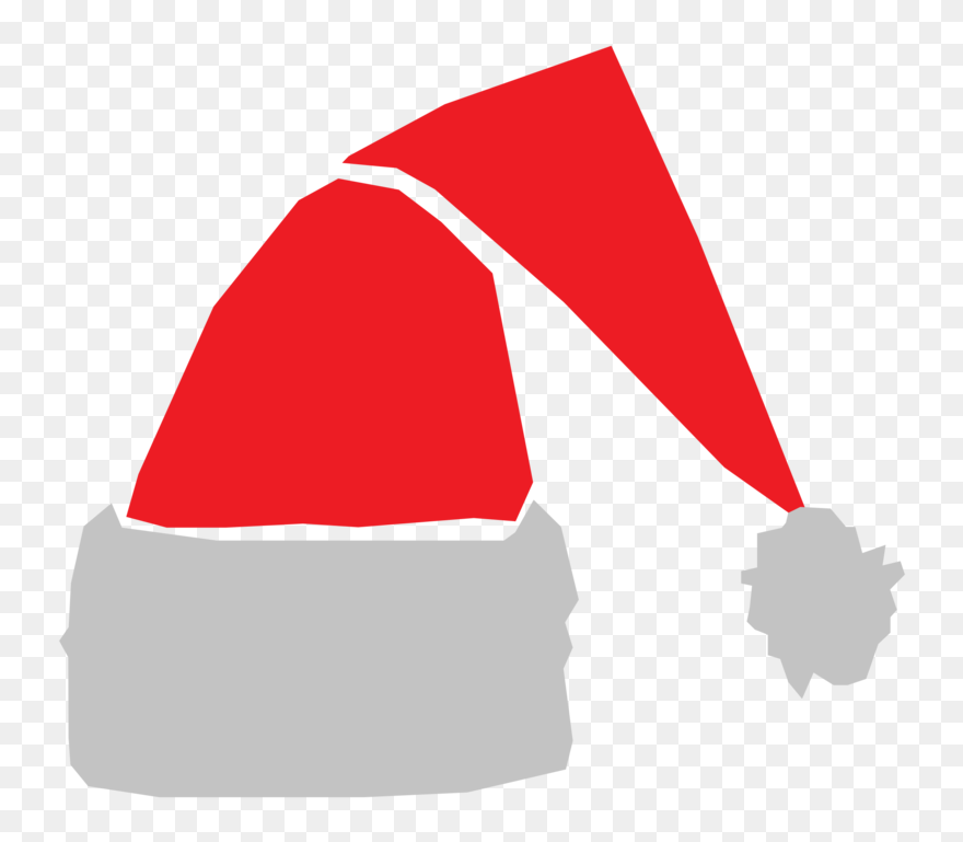 Transparent Santa Hat Clip Art - Pixel Transparent Santa Hat No Background - Png Download