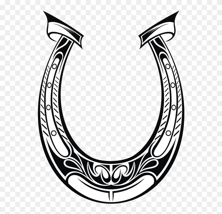 Logo Horseshoe Png Free Photo - Drawing Horse Shoes Clipart