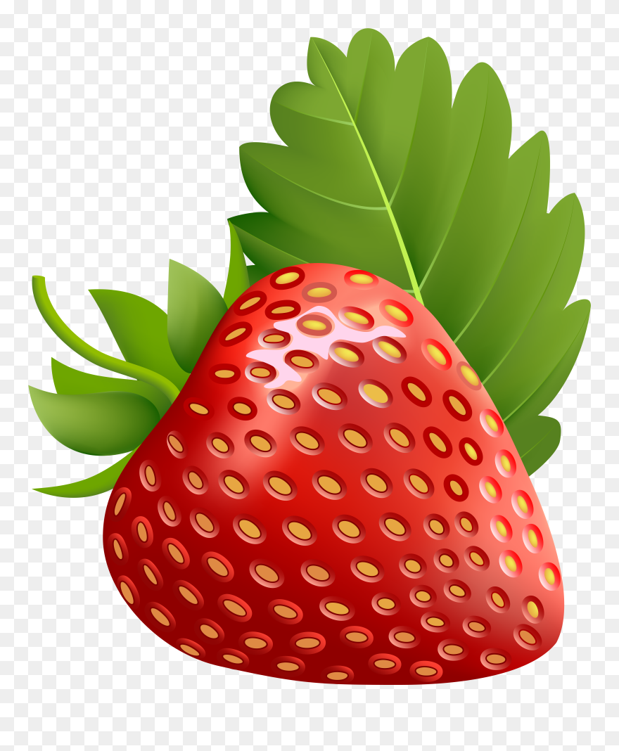 Clipart Hearts Strawberry - Png Download