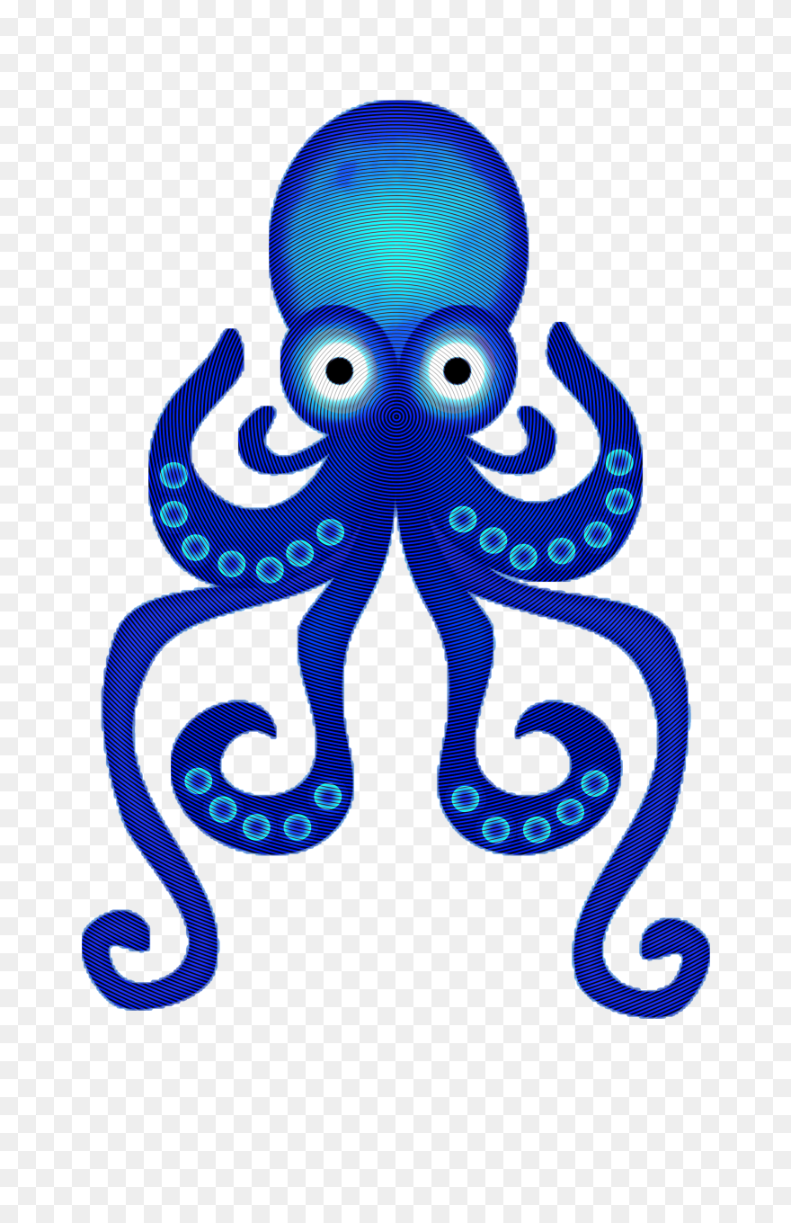 Blue Octopus Png Clipart
