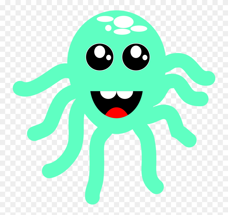 Emoticon,art,octopus - Clip Art - Png Download