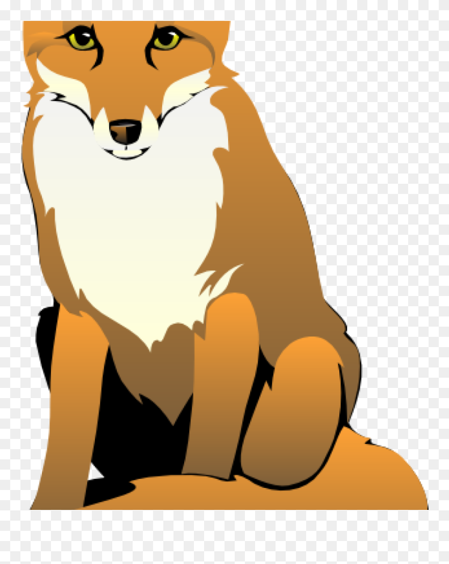 Fox Clipart Watercolor - Fox Clipart Png Transparent Png
