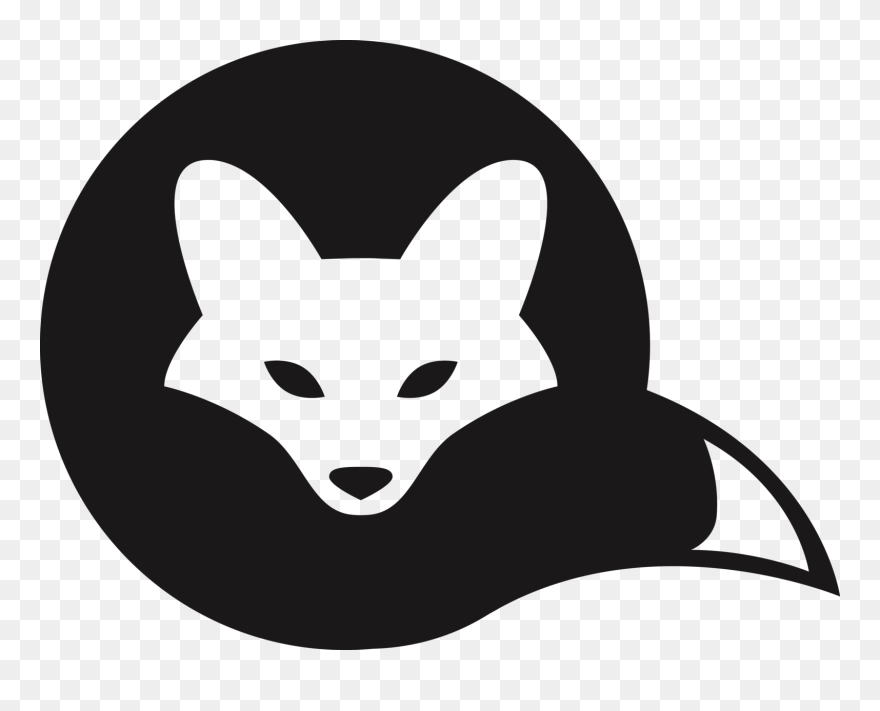 Red Fox Giant Panda Giraffe - Fox Head Silhouette Png Clipart