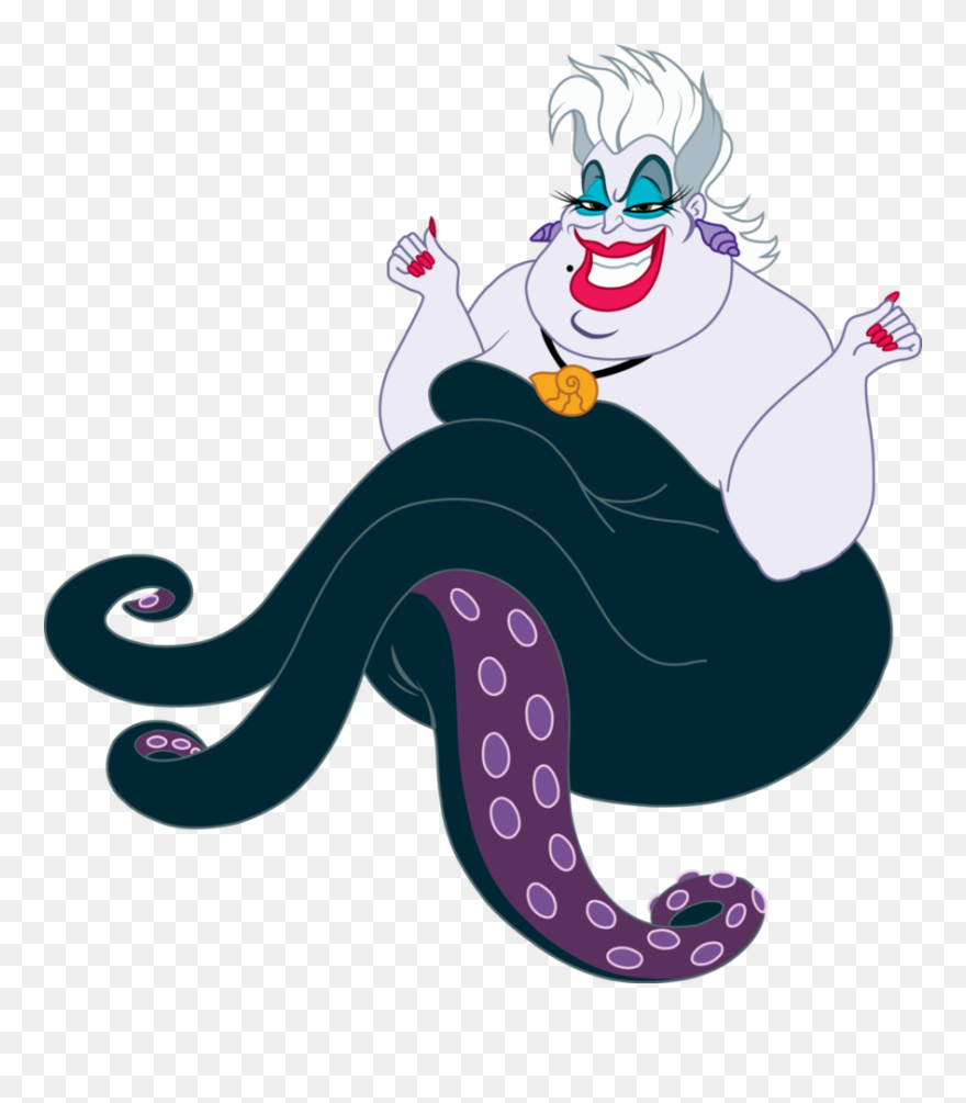 Ursula Svg Villain Disney - Ursula Disney Clipart
