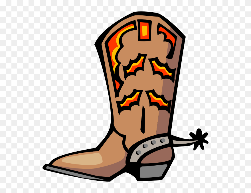 Cute Cowboy Boots Clipart - Clipart Cowboy Boot Small - Png Download