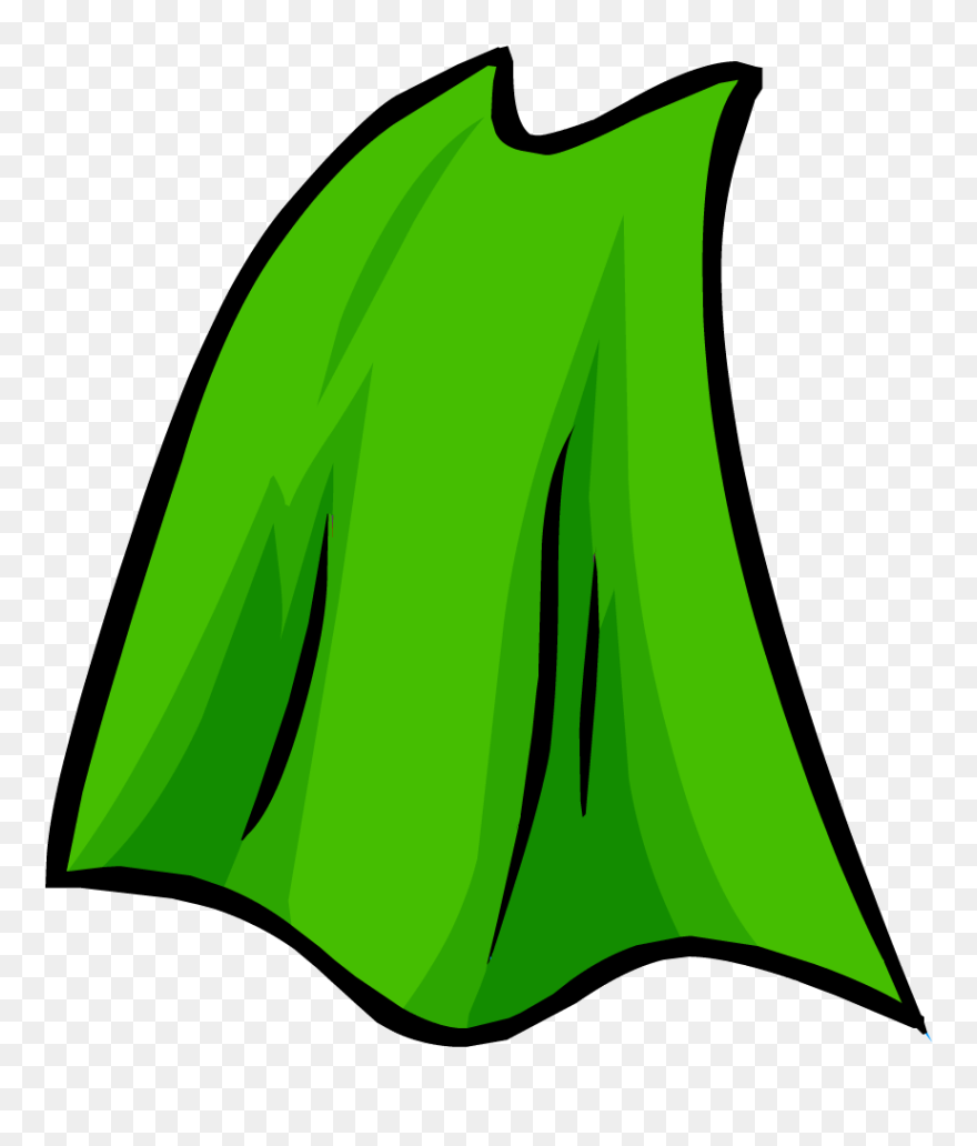 Superhero Capes Clipart Superhero Cape Png Transparent - Green Super Hero Cape