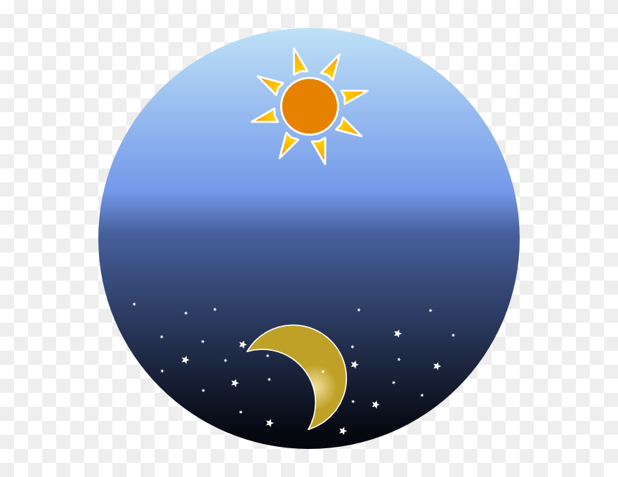 Night Clipart Dark Night - Day And Night Diamante Poem - Png Download