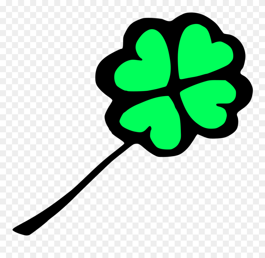 Blue Four Leaf Clover Svg Clip Arts - Luck Clipart - Png Download