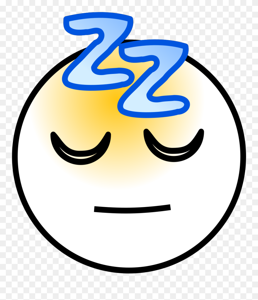 Sleepy Smiley Face Clipart