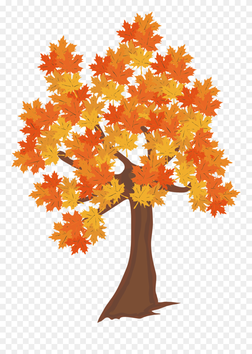 Fall Tree Clipart Thanksgiving Invites Graphic Library - Fall Tree Clipart Png Transparent Png
