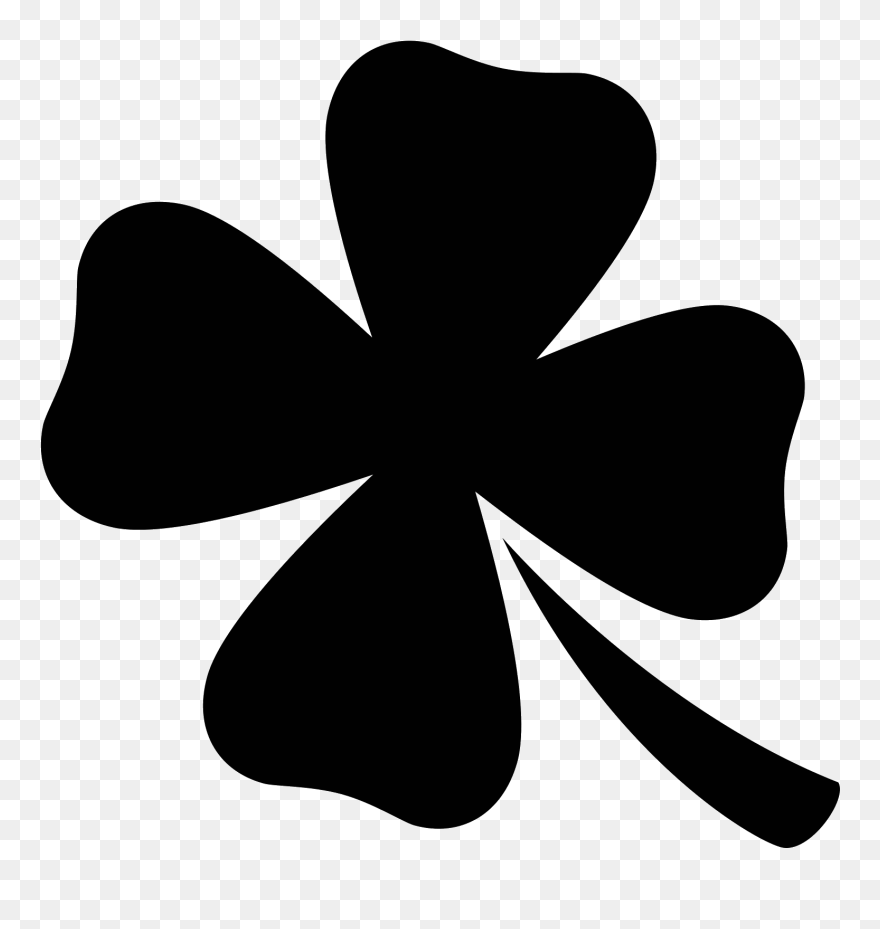 Clover Icons Lucky Shamrock Computer Four-leaf Symbols - Black Clover Logo Transparent Clipart