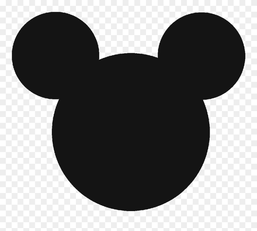 Mickey Chalk Png - Mickey Mouse Silhouette Png Clipart