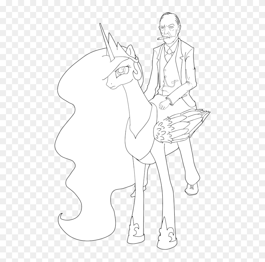 Monochrome, Not What It Looks Like, Princess Celestia, - Cartoon Clipart