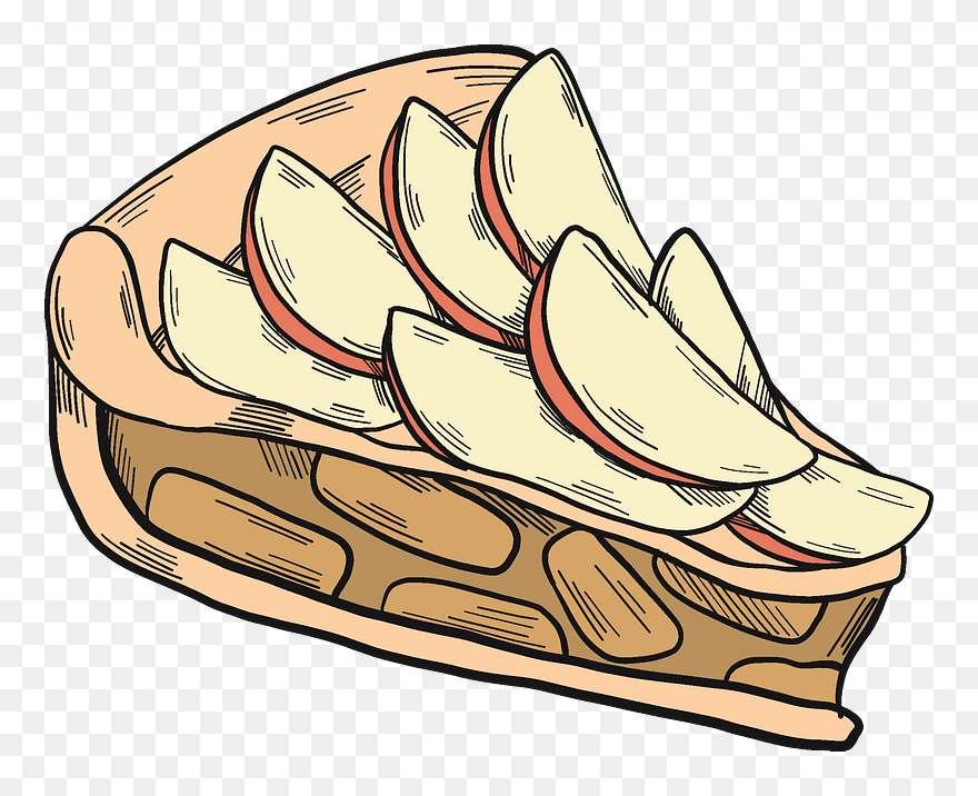 Piece Of Apple Pie Clipart - Png Download