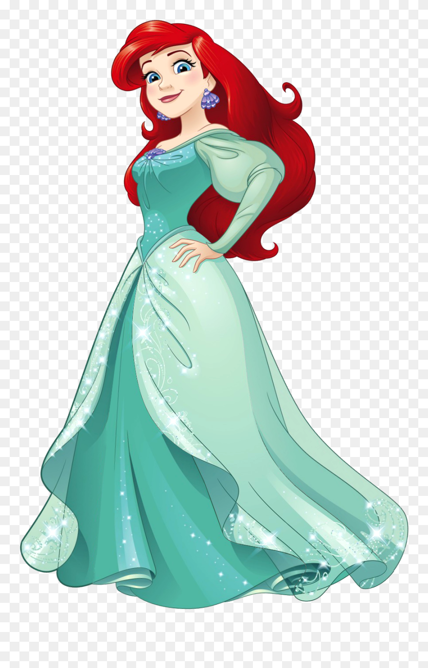 Transparent Mermaid Clipart Png - Ariel Disney Princesses