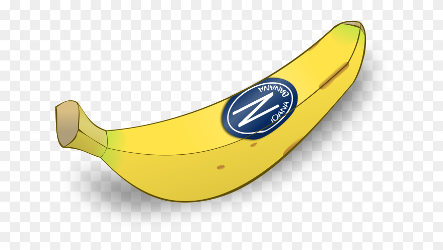 Shiny Banana - Banana Clip Art - Png Download