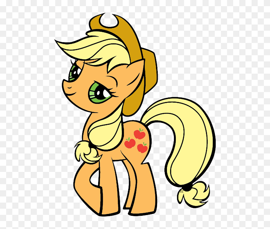 Transparent Pie Clipart Black And White - Little Pony Clipart - Png Download