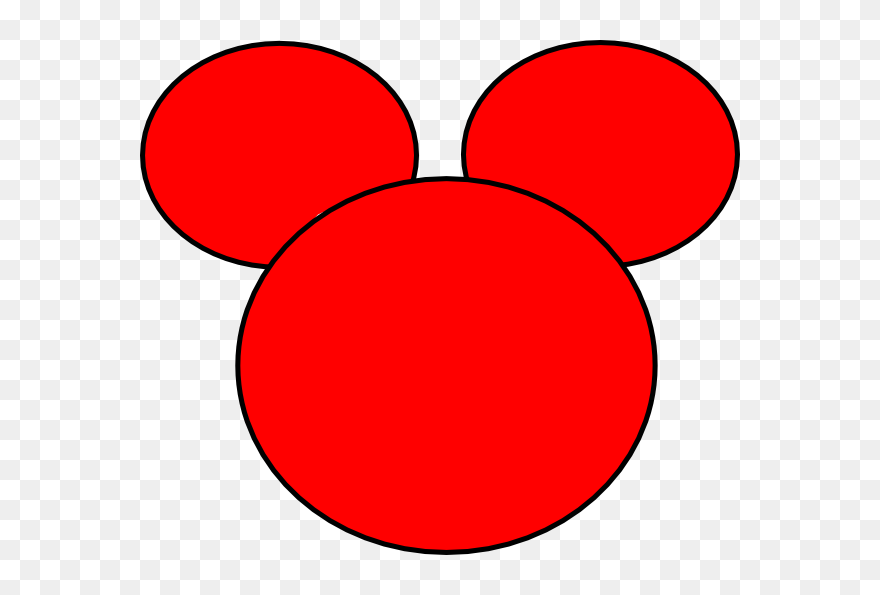 Mickey Mouse Minnie Mouse Clip Art - Mickey Mouse Head Red - Png Download