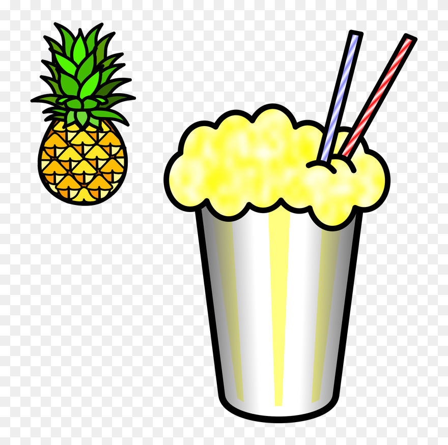 Banana Smoothie Clipart Transparent , Png Download - Transparent Background Banana Smoothie Clipart Png