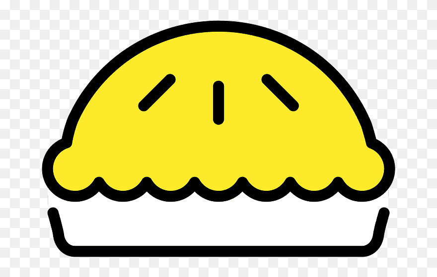 Pie Emoji Clipart - Png Download