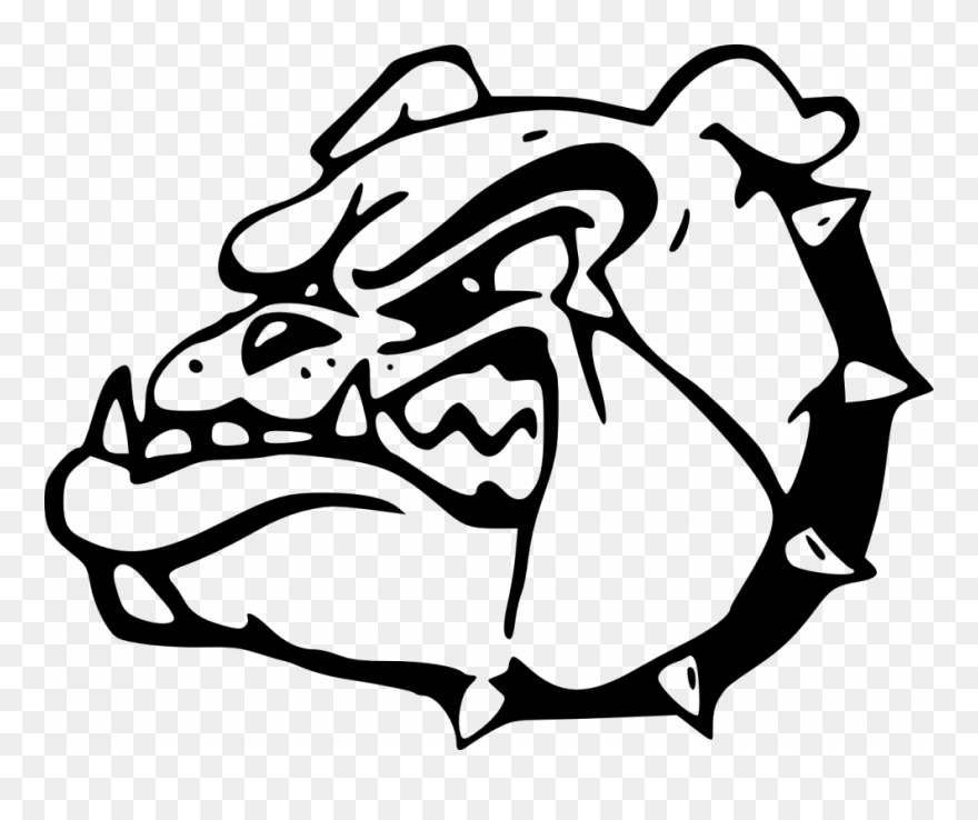 Bulldog Outline Clipart Jpg Transparent Bulldog Face - Transparent Background Bulldog Clipart - Png Download