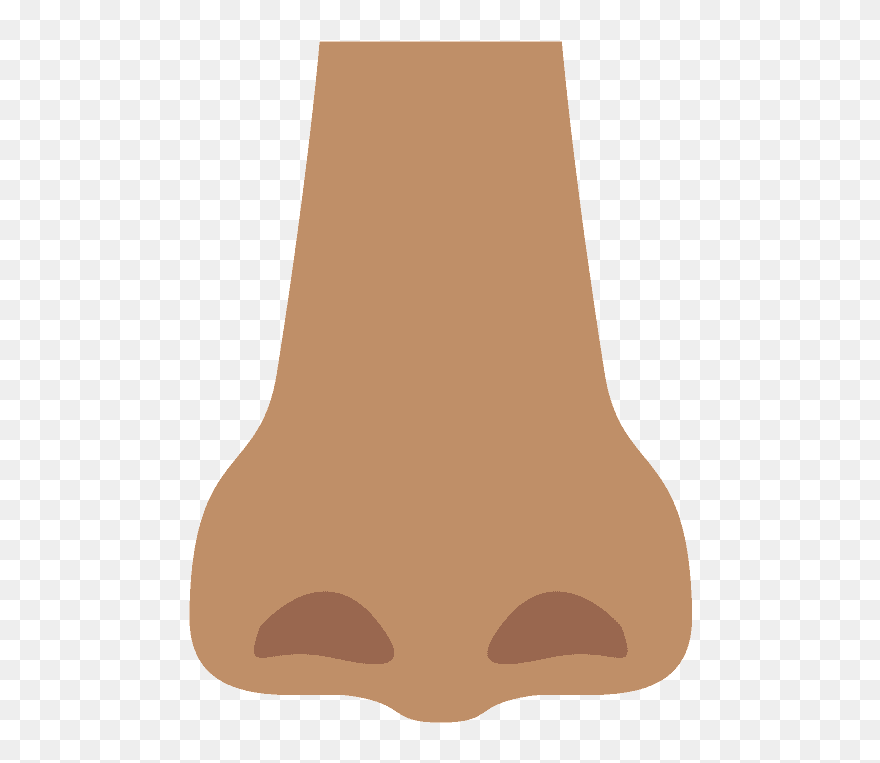 Nose Emoji Clipart - Nez Png Transparent Png