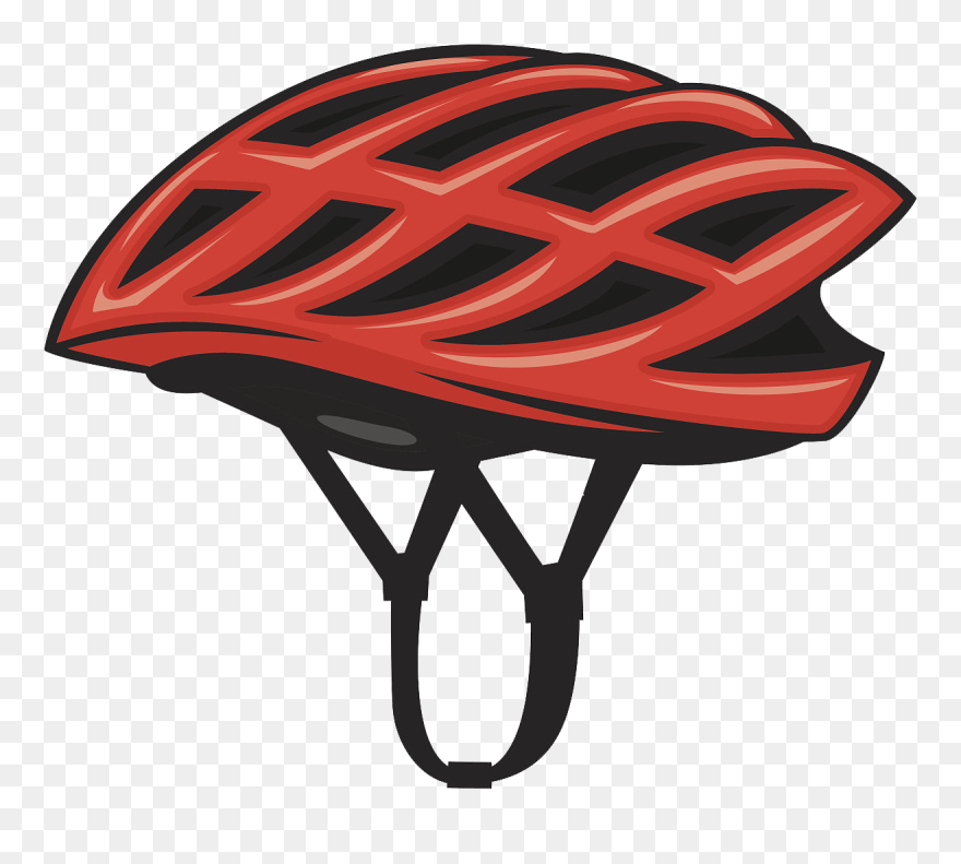 Bicycle Helmet Clipart - Clip Art Bike Helmet - Png Download