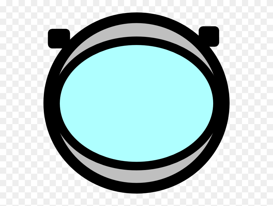 Helmet Clipart Cartoon Space - Astronaut Helmet Transparent Background - Png Download