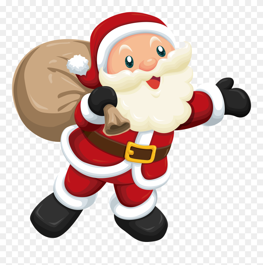Transparent Santa Clip Art - Santa Claus Clipart Png