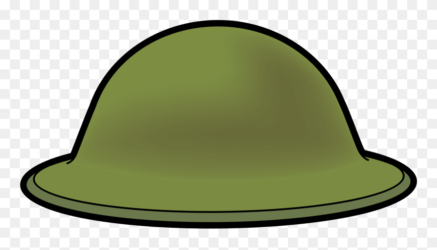 Free Army Helmet Transparent, Download Free Clip Art, - Draw A Ww1 Helmet - Png Download